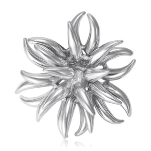 Alloy Firework Shape Brooch Pin For Women's Fashion Apparel