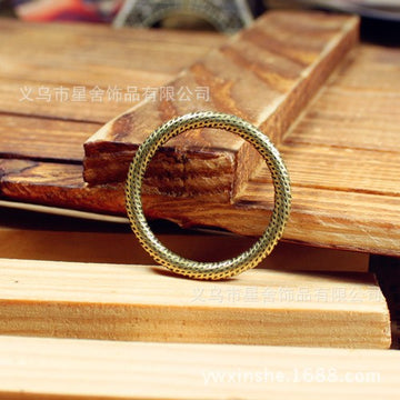 Textured Open Circle Jewelry Connector In Multiple Metal Finishes