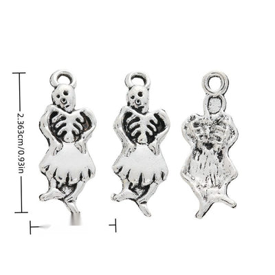 Skirted Skeleton components shown from the front in all pictured options