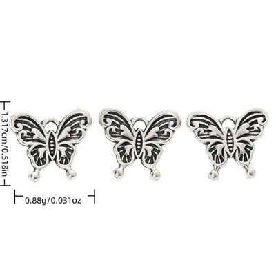 Outlined Butterfly components shown from the front in all pictured options