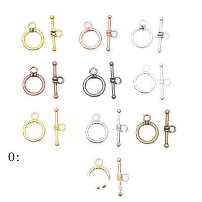 Round Toggle Clasp assortment showing 10 available variants