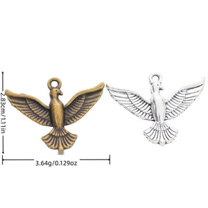Spread-Wing Eagle Alloy Charm in 2 Pictured Options