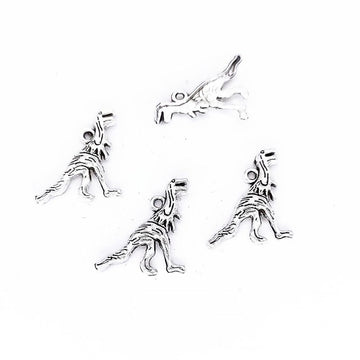 Tyrannosaurus Skeleton Detailed Metal Charm in 1 Finish
