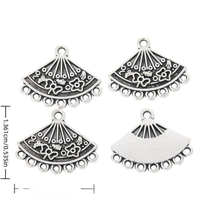 Layered fan connector charms shown in product image 1