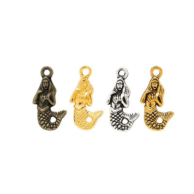 Mermaid Charm grouped finish options on a white background