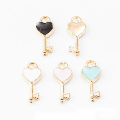 Heart-Top Key metal design group view on a light background