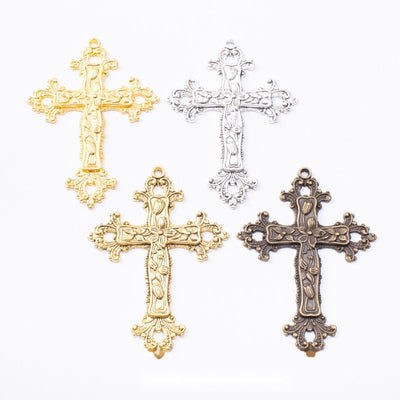 Floral Crucifix assortment showing 4 available variants