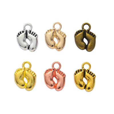 Group view of the available footprint charms