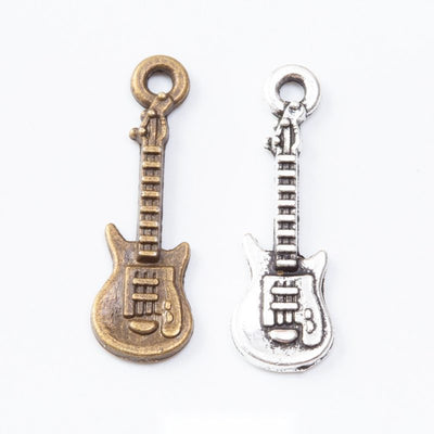 Finish assortment shown together of the electric guitar charm