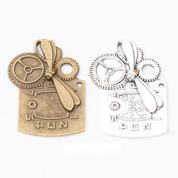 Clockwork Gears And Tools Charm Metal Jewelry Making Component