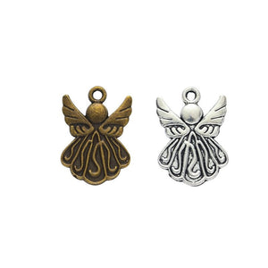 Flared Skirt Angel Charm Metal Pendant for Jewelry Making