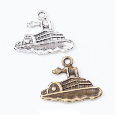 Passenger Ship metal pieces shown in the available finishes.