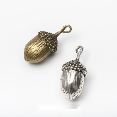 Group view of the available acorn charms