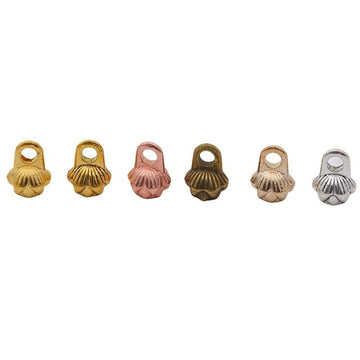 6-Finish Lotus Seed Pod Bail Metal Jewelry Components for Crafts