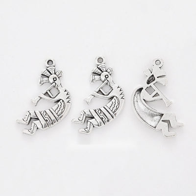 Abstract Seated Figure metal piece showing overall shape and available finishes