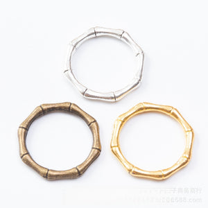 Zinc Alloy Circle Charm Pendant No.715898 for DIY Necklace Bracelet Jewelry Making