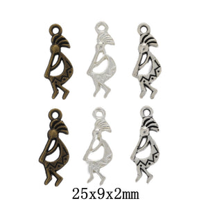 Zinc Alloy Human Figure Charm Pendant for DIY Necklace Bracelet Jewelry Making