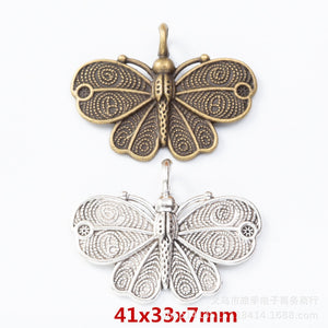 Zinc Alloy Butterfly Charm Pendant No.249825 for DIY Necklace Bracelet Jewelry Making