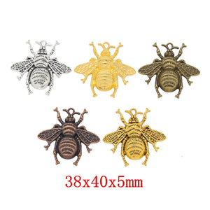 Zinc Alloy Bee Charm Pendant No.977915 for DIY Necklace Bracelet Jewelry Making