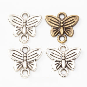 Zinc Alloy Butterfly Charm Pendant No.693065 for DIY Necklace Bracelet Jewelry Making