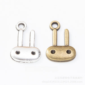 Zinc Alloy Rabbit Charm Pendant No.868279 for DIY Necklace Bracelet Jewelry Making