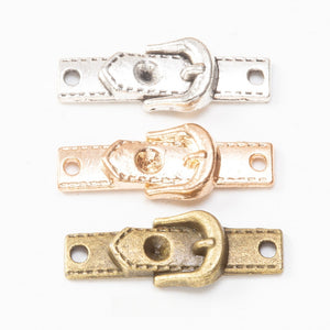 Zinc Alloy Belt Charm Pendant for DIY Necklace Bracelet Jewelry Making