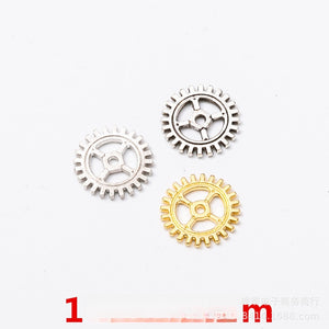 Zinc Alloy Gear Charm Pendant No.841689 for DIY Necklace Bracelet Jewelry Making