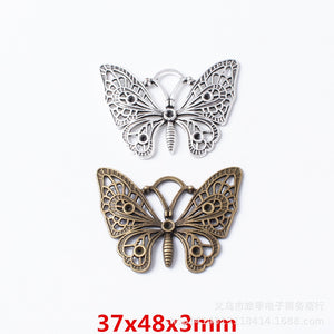 Zinc Alloy Butterfly Charm Pendant No.346365 for DIY Necklace Bracelet Jewelry Making