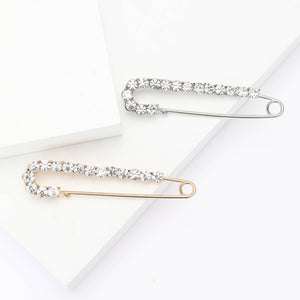 Alloy Rhinestone Brooch Pin For Coat Shawl Apparel Decoration