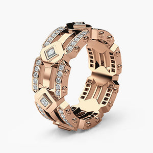 Creative Fashion Street Hip Hop Style Couples Matching Rings Direct Jewelry