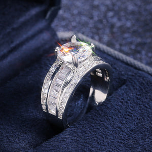 Luxury European Style AAA Cubic Zirconia Ring For Women, Fashion Finger Jewelry