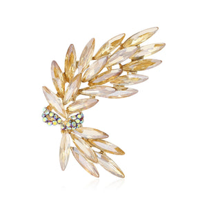 Alloy Bowknot Wheat Brooch Pin For Suit And Garment Accessories