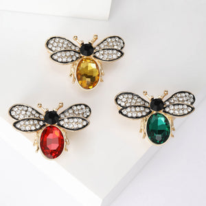 Alloy Cute Bee Brooch Pin For Lapels Scarves And Hats