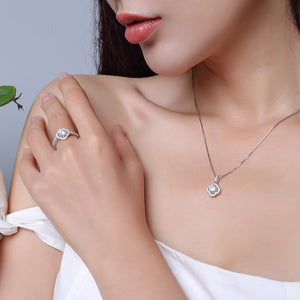Fashion OL Four Leaf Clover Flower Jewelry Set Women's Valentine's Day Gift Accessories