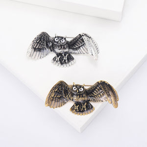 Alloy Enamel Owl Brooch Pin For Suit Lapel Decoration