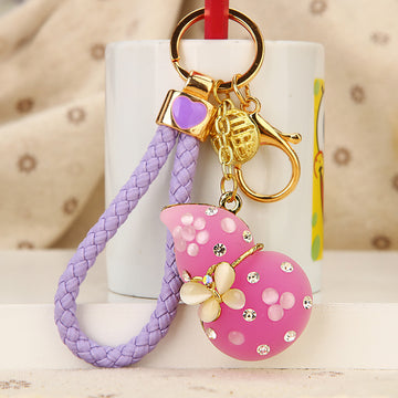 Gourd, Car and Auspicious Charm Keychains in Forty Pictured Designs