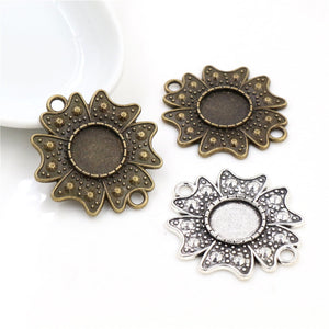 12mm 6.2g Zinc Alloy Charm Pendant for DIY Necklace Bracelet Jewelry Making
