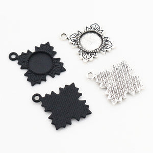 12mm 2.5g Zinc Alloy Charm Pendant No.529083 for DIY Necklace Bracelet Jewelry Making