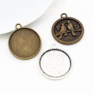 25mm 7g Zinc Alloy Charm Pendant No.798500 for DIY Necklace Bracelet Jewelry Making
