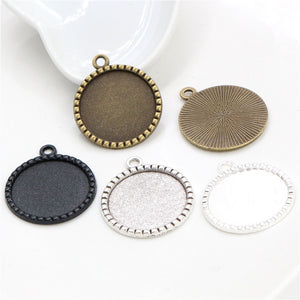 25mm 5g Zinc Alloy Charm Pendant No.149835 for DIY Necklace Bracelet Jewelry Making