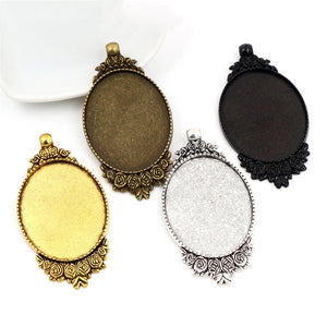 30x40mm 10g Gold Zinc Alloy Charm Pendant No.667741 for DIY Necklace Bracelet Jewelry Making