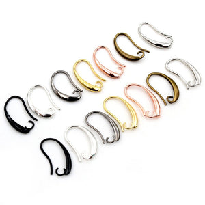 Pure Copper Ear Hooks For DIY Earring Making Jewelry Accessories Cross Border 0.5g Earrings