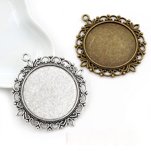 35mm Zinc Alloy Charm Pendant for DIY Necklace Bracelet Jewelry Making