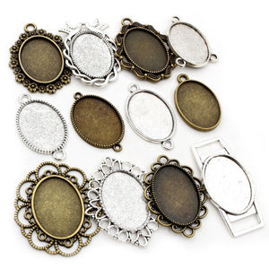 18x25mm Gold Zinc Alloy Charm Pendant No.087205 for DIY Necklace Bracelet Jewelry Making