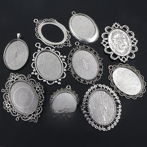 30x40mm Gold Zinc Alloy Charm Pendant No.894993 for DIY Necklace Bracelet Jewelry Making