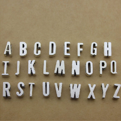Printed detail graphic for the bead and letter beads