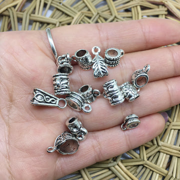 Metallic Spacer Bead Metal Beads with 14 Listed Options