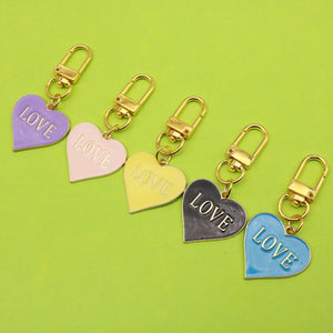 Love Heart Drop Earrings