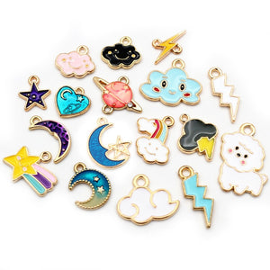 Gold Zinc Alloy Charm Pendant No.048669 for DIY Necklace Bracelet Jewelry Making