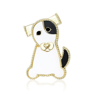 Acrylic Dog Brooch Pin Badge For Cute Clothing Decoration